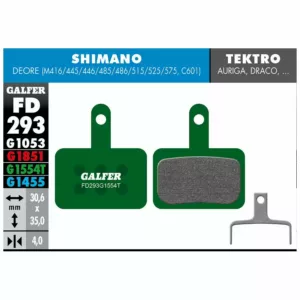 PASTIGLIE GALFER PRO G1554T PER SHIMANO DEORE