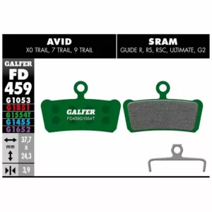 PASTIGLIE GALFER PRO G1554T PER SRAM GUIDE / AVID XO TRAIL
