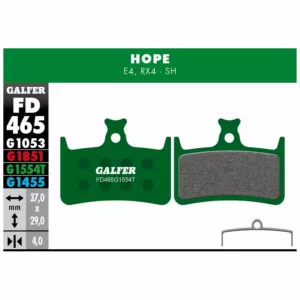 PASTIGLIE GALFER PRO G1554T PER HOPE E4