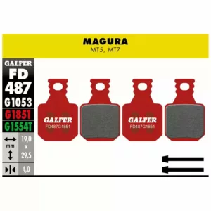PASTIGLIE GALFER ADVANCED G1851 PER MAGURA MT5 - MT7