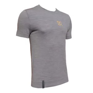 T-SHIRT RIDAY UOMO LANA MANICA CORTA WOOLTECH GRIGIO