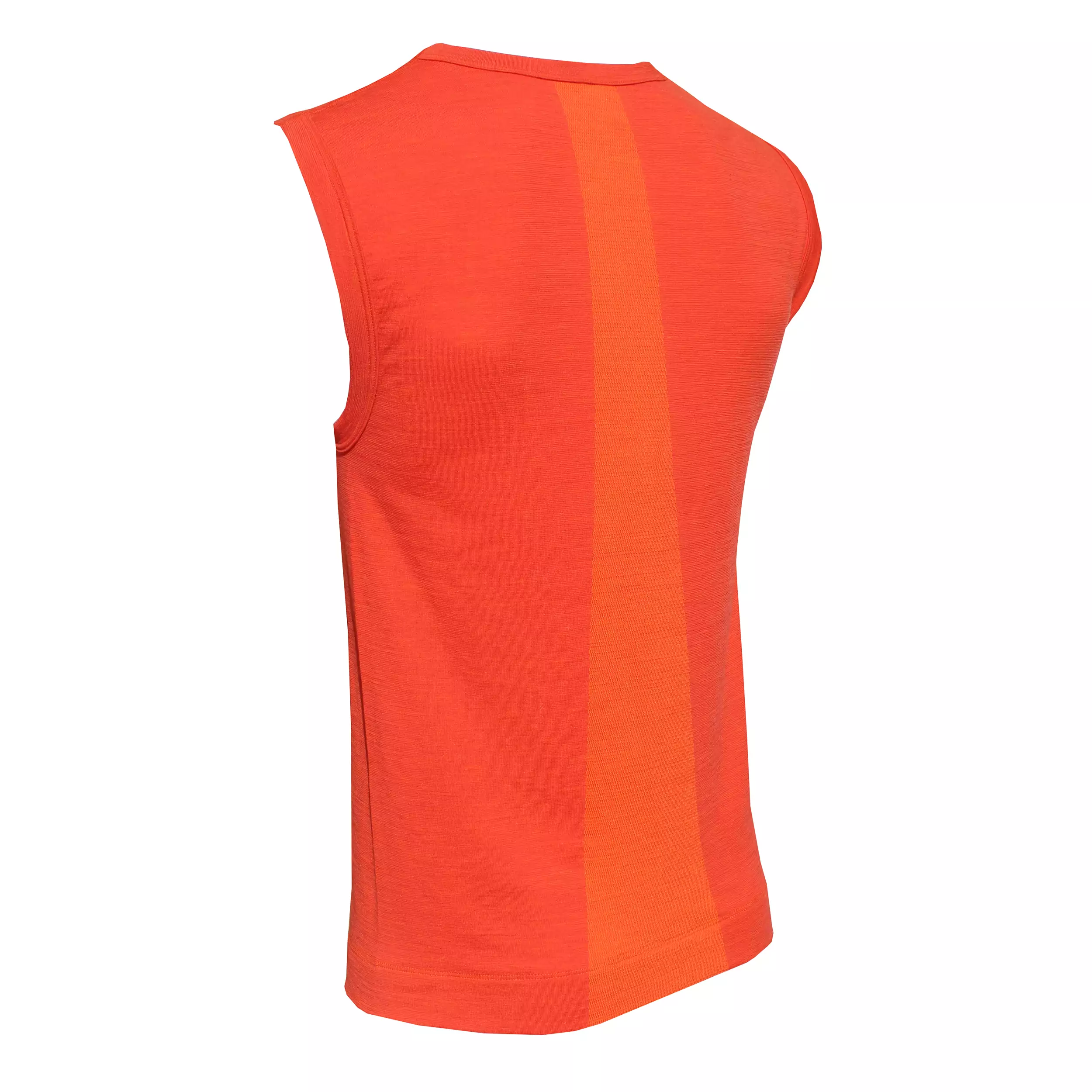 T-SHIRT RIDAY SMANICATA UOMO LANA LEGGERA WOOLTECH ARANCIO - immagine 2