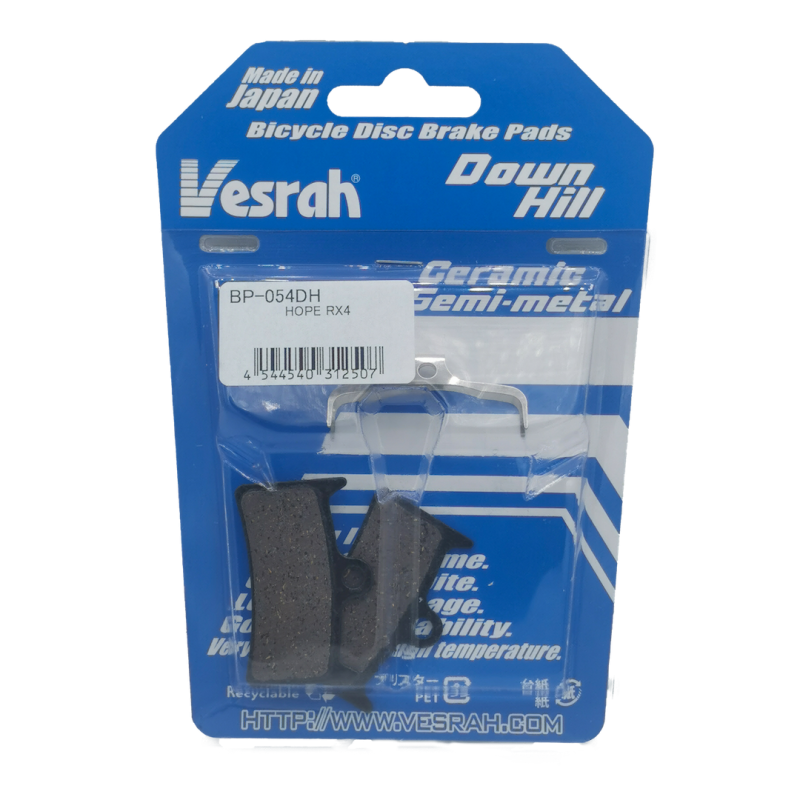 PASTIGLIE VESRAH DOWN HILL HOPE TECH 4 V4 BP-054DH